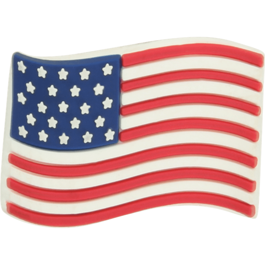American Flag Jibbitz Shoe Charm