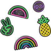 Lights Up Fun 5 Pack Jibbitz Shoe Charm