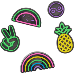 Lights Up Fun 5 Pack Jibbitz Shoe Charm