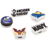 Armed Forces US Navy 5Pck Jibbitz Shoe Charm
