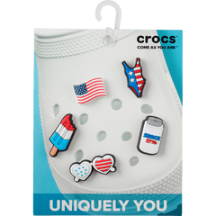 USA 5 Pack Jibbitz Shoe Charm