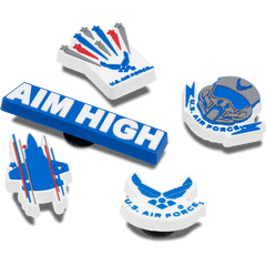 Armed Forces US Air Force 5Pck Jibbitz Shoe Charm