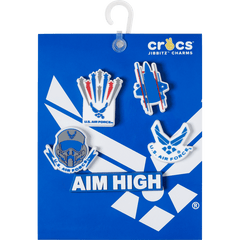 Armed Forces US Air Force 5Pck Jibbitz Shoe Charm