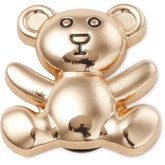 Gold Teddy Bear Jibbitz Shoe Charm