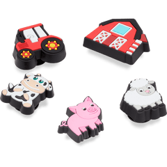 Cutesey Farm Animal 5 Pack Jibbitz Shoe Charm