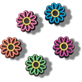 Lights Up Daisy 5 Pack Jibbitz Shoe Charm