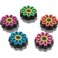 Lights Up Daisy 5 Pack Jibbitz Shoe Charm