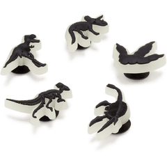 Glow In The Dark Dino 5 Pack Jibbitz Shoe Charm