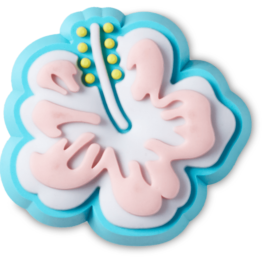 Blue Hibiscus Jibbitz™ charms