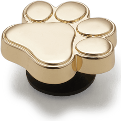 Gold Dog Paw Jibbitz™ charms