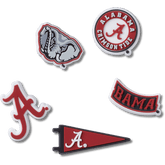 University of Alabama 5 Pack Jibbitz™ charms