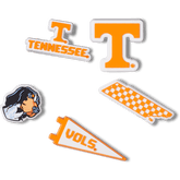 University of Tennessee 5 Pack Jibbitz™ charms