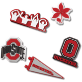 Ohio State University 5 Pack Jibbitz™ charms