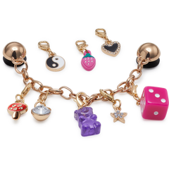 Custom Charm Chain 5 Pack Jibbitz™ charms