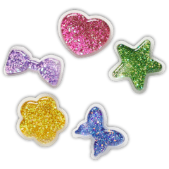 UV Changing Squish 5 Pack Jibbitz™ charms