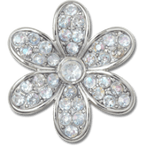 Silver Mnchrm Daisy 1 Jibbitz™ charms