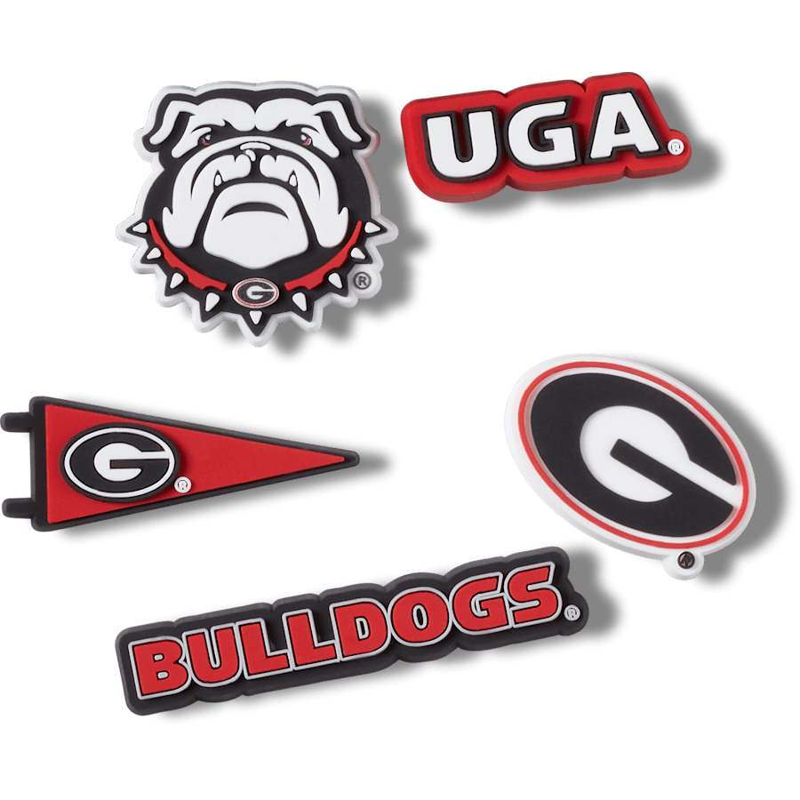University of Georgia 5 Pack Jibbitz™ charms