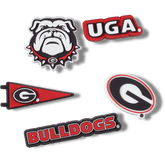 University of Georgia 5 Pack Jibbitz™ charms