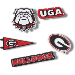 University of Georgia 5 Pack Jibbitz™ charms