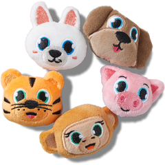 Fuzzy Animal 5 Pack Jibbitz™ charms