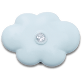 Blue Flower With Crystal Jibbitz™ charms