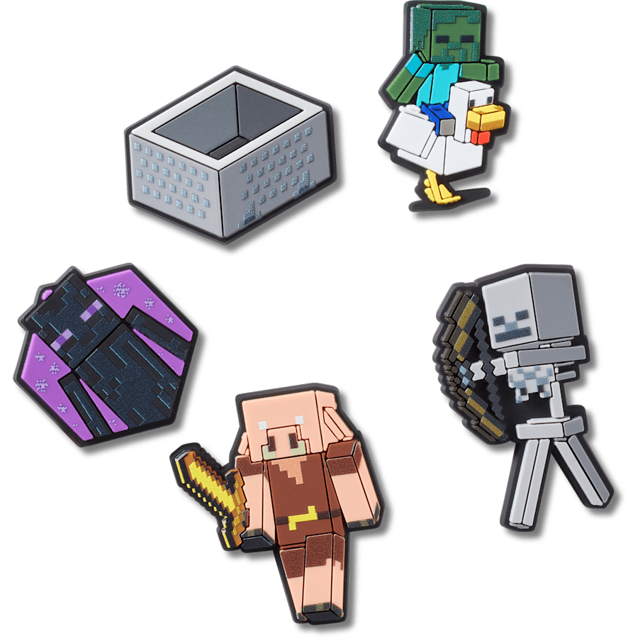 Minecraft 5 Pack Jibbitz™ charms