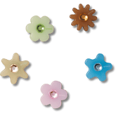 Enlighten Flower 5 Pack Jibbitz™ charms