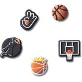Basketball Team 5 Pack Jibbitz™ charms