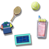 Day at The Tennis Court 5 Pack Jibbitz™ charms