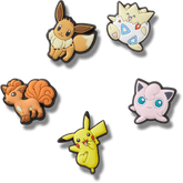 Pokemon Character 5 Pck Jibbitz™ charms