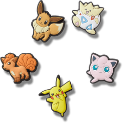 Pokemon Character 5 Pck Jibbitz™ charms