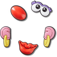 Mrs Potato Head 5 Pck Jibbitz™ charms