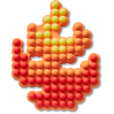 Beaded Flame Jibbitz™ charms