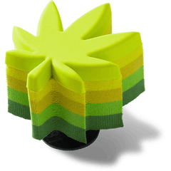 Stacked Hemp Leaf Jibbitz™ charms