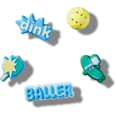 Pickle Ball 5 Pack Jibbitz™ charms
