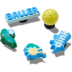 Pickle Ball 5 Pack Jibbitz™ charms