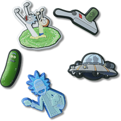 Rick and Morty 5 Pack Jibbitz™ charms