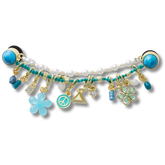 Blue Adjustable Charm Chain Jibbitz™ charms