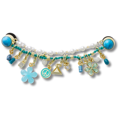 Blue Adjustable Charm Chain Jibbitz™ charms