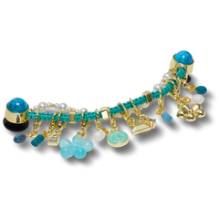 Blue Adjustable Charm Chain Jibbitz™ charms
