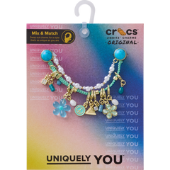 Blue Adjustable Charm Chain Jibbitz™ charms