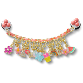 Pink Adjustable Charm Chain Jibbitz™ charms