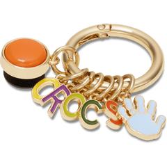 Crafted Crocs Ring Keychain Jibbitz™ charms