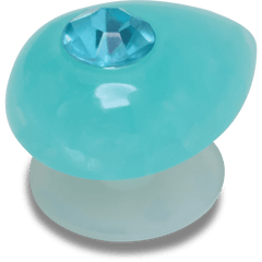 Aquamarine March Birthstone Collection Jibbitz™ charms