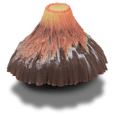 Volcano Eruption Jibbitz™ charms