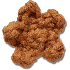 Crafted Crochet Brown Star Jibbitz™ charms