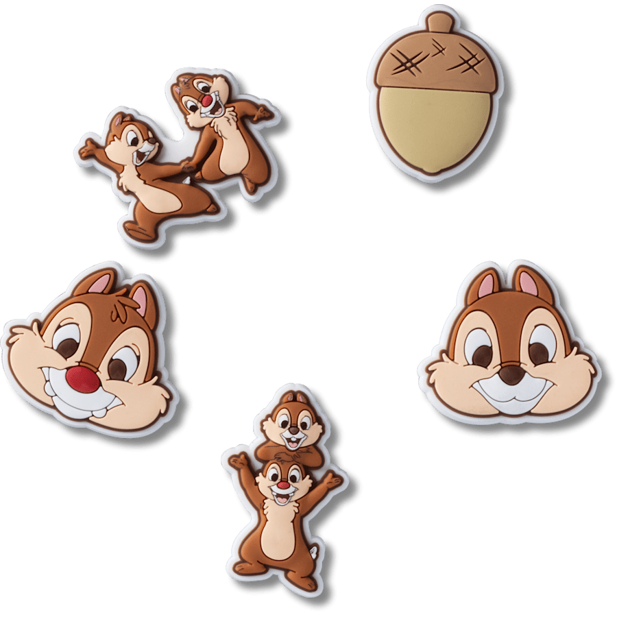 Disney Chip n Dale 5 Pack Jibbitz™ charms