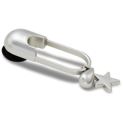 Silver Meta Safety Pin Jibbitz™ charms