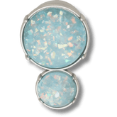 Opalescent Meta Double Gem Jibbitz™ charms