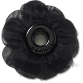 Black Chiffon Grommet Jibbitz™ charms